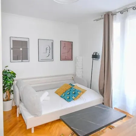 Le Refuge - Studio, Jardin Luxembourg, Montparnasse Daire